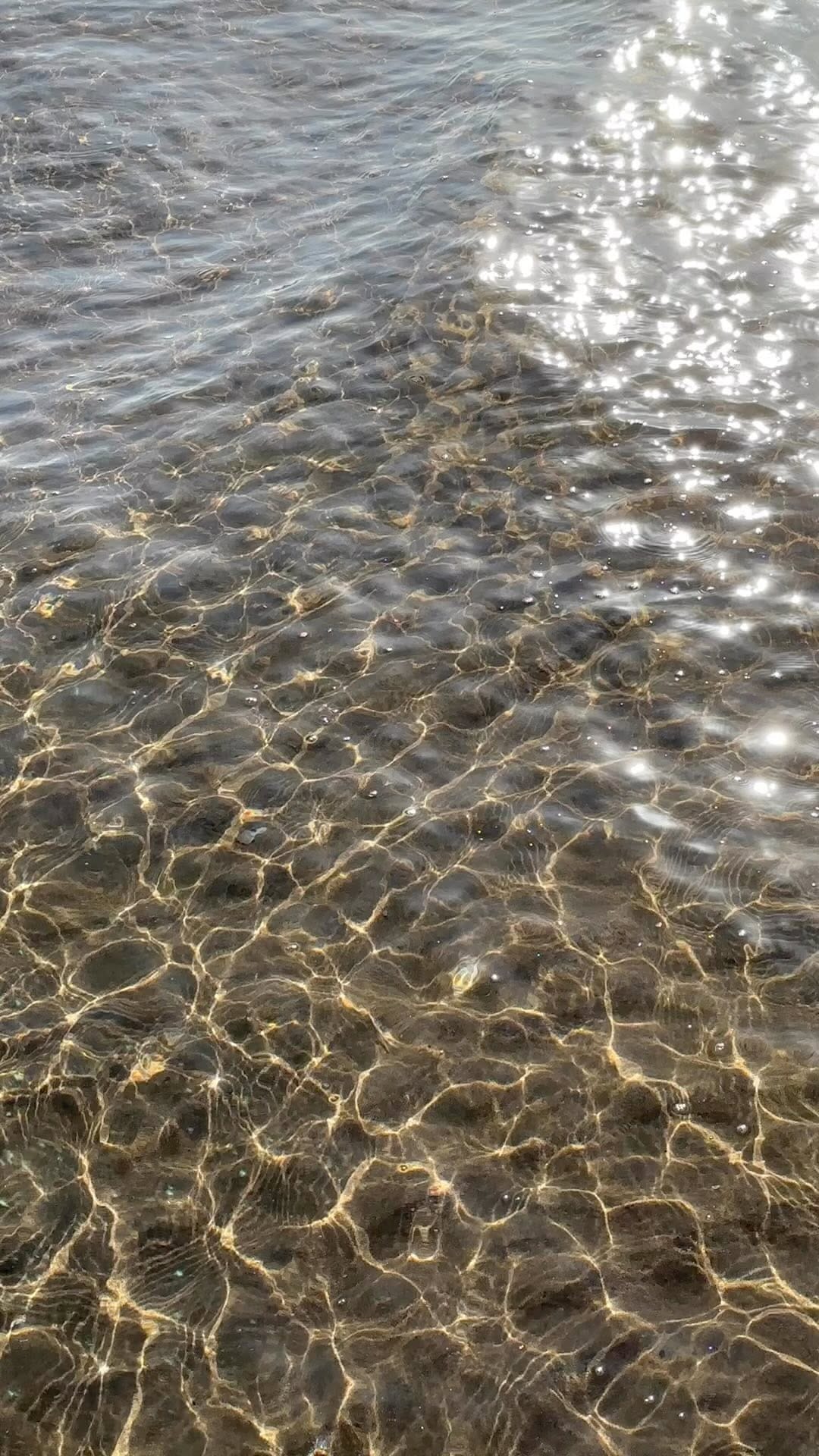 Open ocean horizon at first light