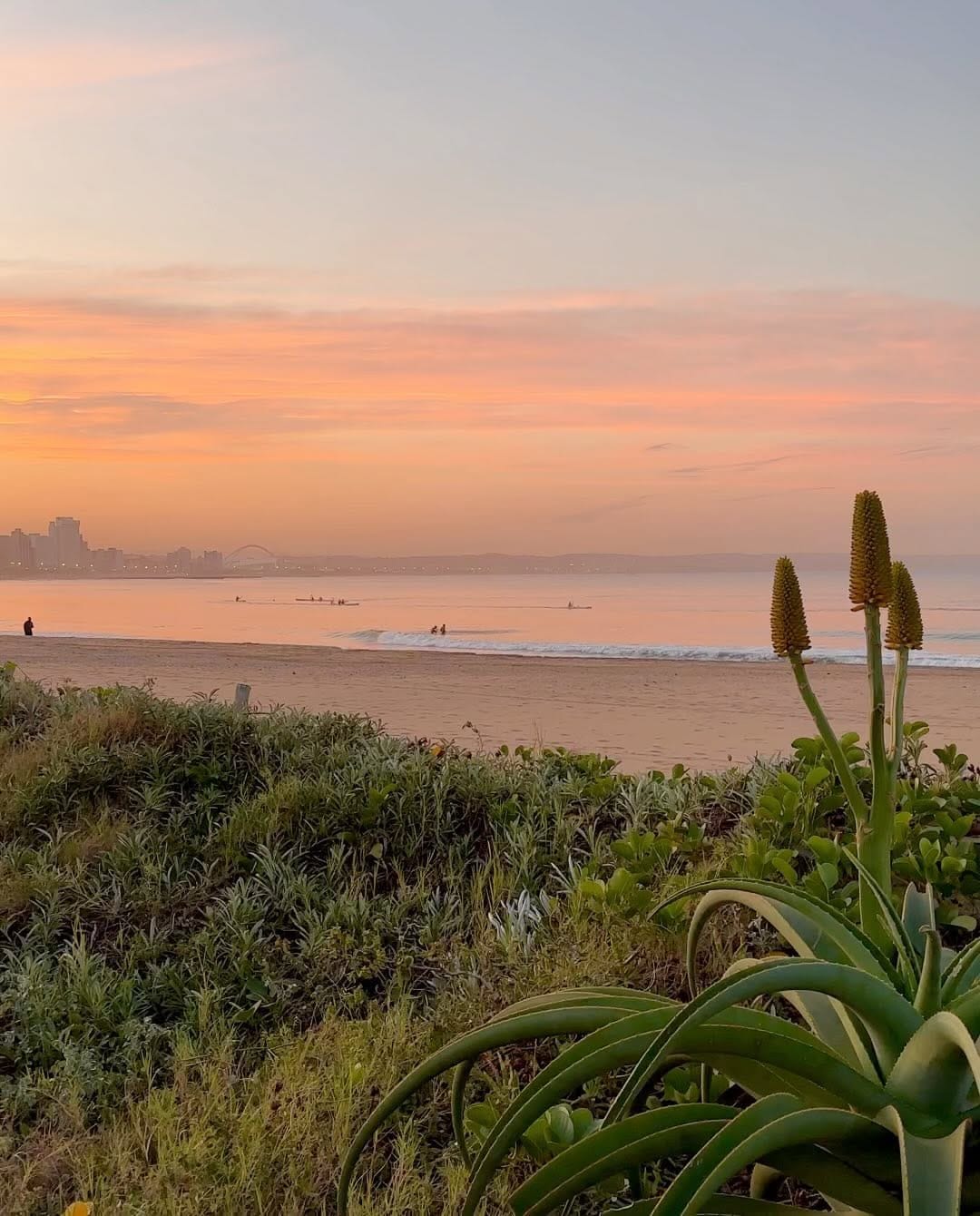 Winter day on Durban’s beach